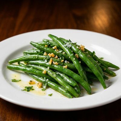 Haricots Verts with Garlic Butter