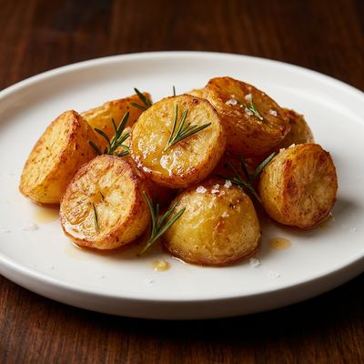 Roast Potatoes with Chicken Drippings